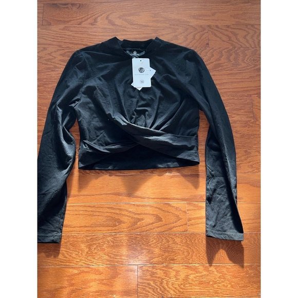 Lily Rose Girl Knotted Crop Top — Medium - Picture 5 of 7